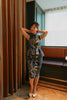 Blue Batik Yu Yan 2 Piece Cheongsam