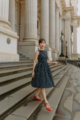 Laura Swing Dress in Meerkat