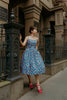 Hana Swing Dress in Navy Camellia