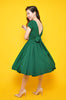 Lulu Belle Dress in Emerald