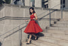 Avice Swing Dress In Red