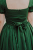 Peggy O Dress in Emerald